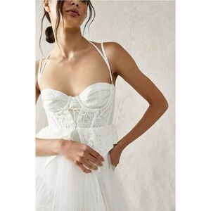 For Love & Lemons Lily Dress • Bridal Dress NWT Small • Wedding/Romantic Style